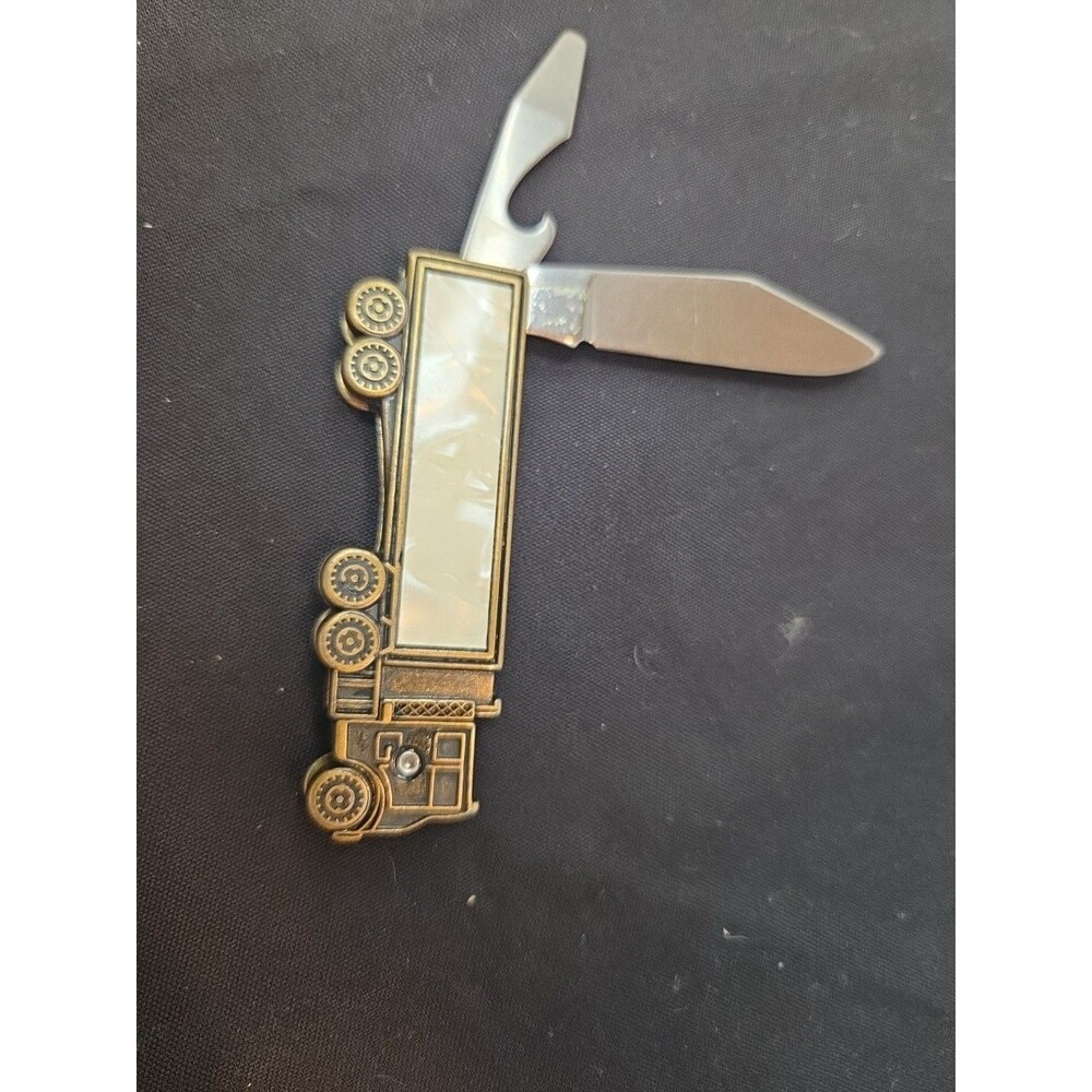 Vintage US Colonial Advertising Folding pocket knife collectable Unique - Picture 5 of 6